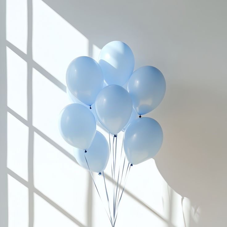 Baby Blue Balloons