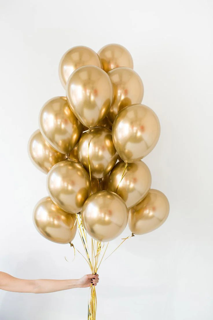 Gold Chrome Balloons