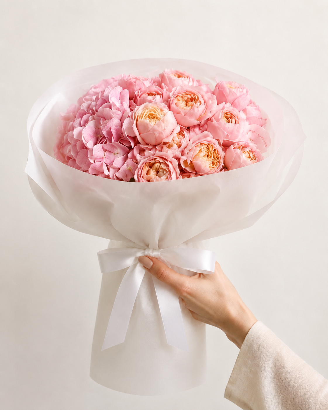 Pink Soufflé Bouquet