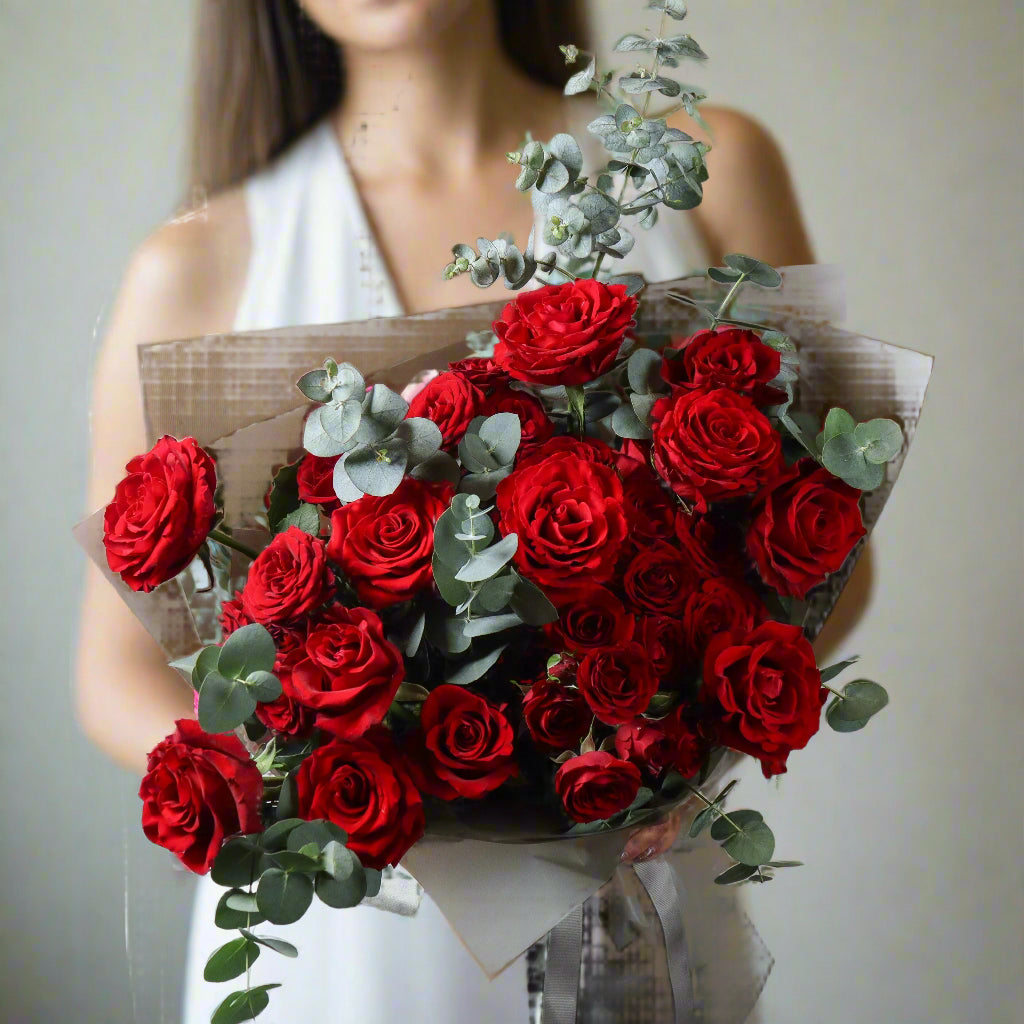 Crimson Elegance Bouquet