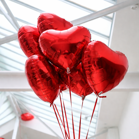 Luxury Red Heart Balloon Add-On