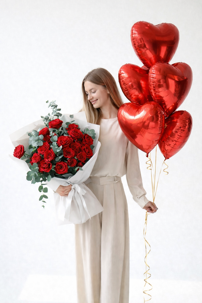 Crimson Elegance Bouquet