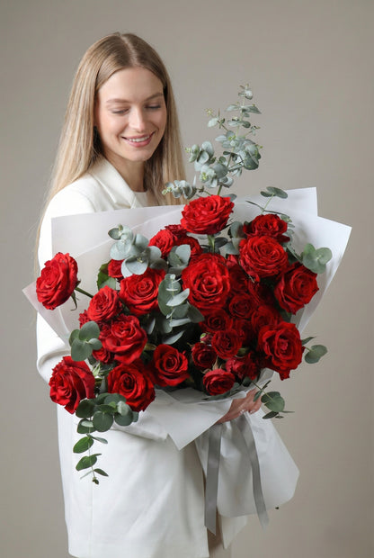 Crimson Elegance Bouquet