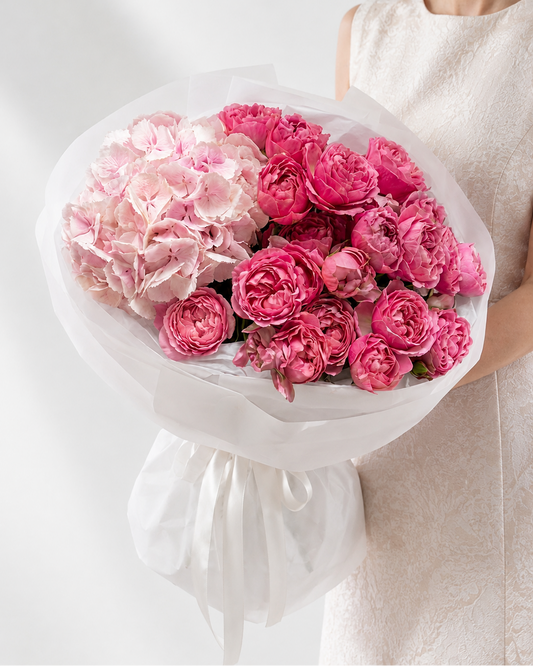 Cerise Bloom Bouquet