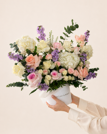 Lilac Ivory Box