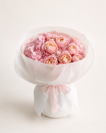Pink Soufflé Bouquet