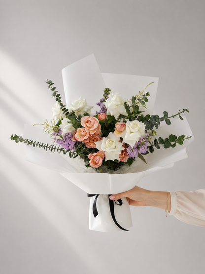 Velvet Peach Bouquet