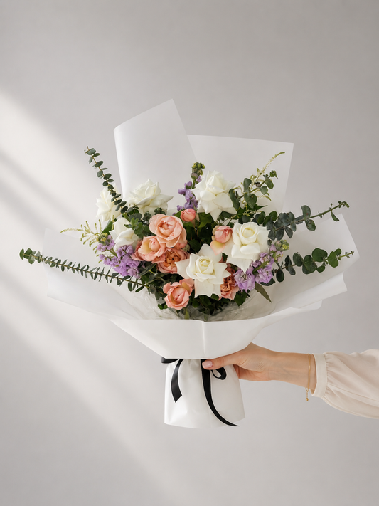 Velvet Peach Bouquet