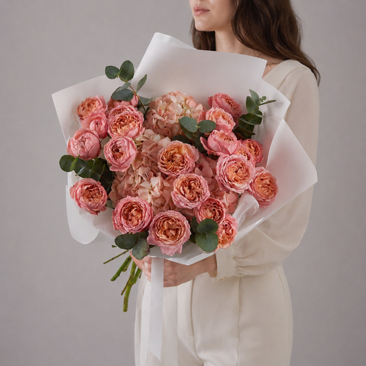 Apricot Muse Bouquet