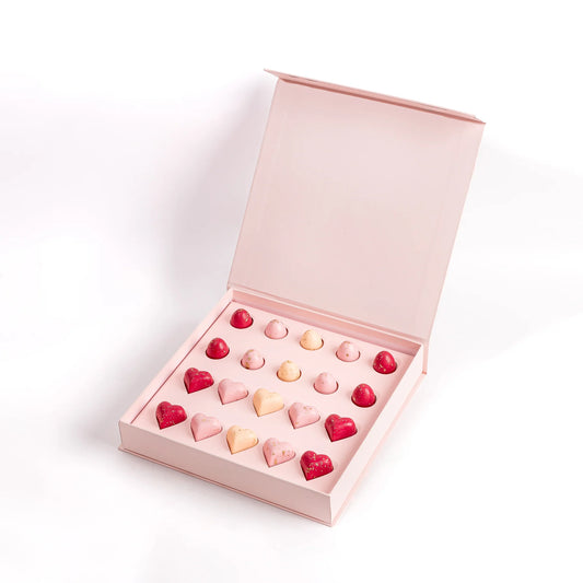 chocolate gift box| Assorted hearts and bonbons 20pcs