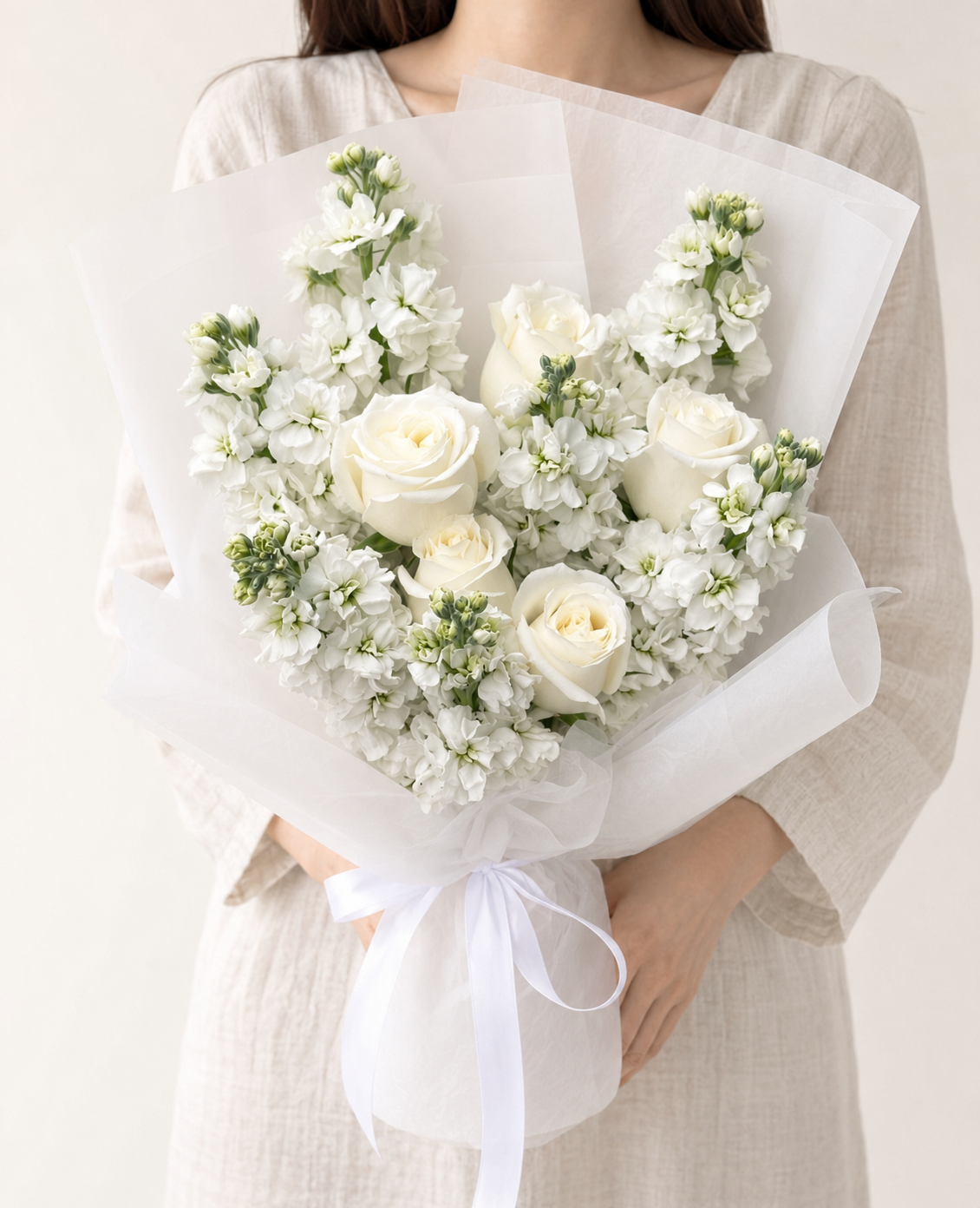 White Devotion Bouquet