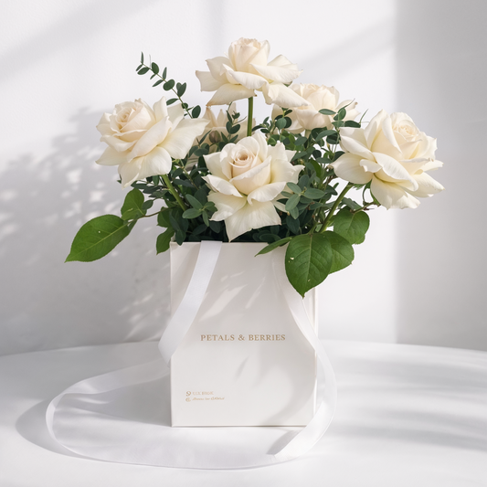 White PETALS Bag